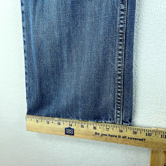 Alfani Mens Jeans Blue Tag Size 36x32 Bootcut Medium Wash Denim - Picture 8 of 10